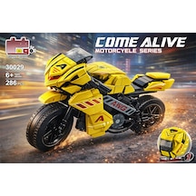 High Speed Motosiklet Blok Seti 286 Parça Teknik Yapım Oyuncağı
