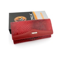 Zenga Hakiki Deri Rugan Çıtçıtlı Bayan Cüzdanı Prenses Model