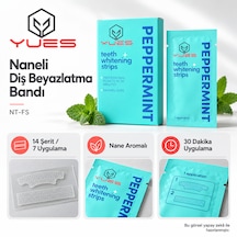 Yues Naneli Diş Beyazlatma Bandı 14 Şerit 7 Uygulama Nt-fs