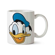 Donald Duck 2 Porselen Kupa Bardak Beyaz