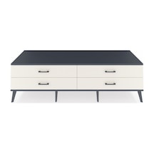 Kronos Tv Ünitesi 4 Çekmeceli 176x59x51 Çam-antrasit/aytaşı Antrasıt/aytası