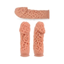 Erofoni Yeni Nesil No:12 Ultra Soft Yumuşak Dokulu 15 CM Lüks Realistik Penis Kılıfı﻿﻿