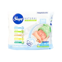 4 Adet Sleepy Natural Islak Havlu 3 X 60
