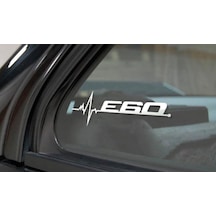 E86 E85 E66 E65 Kelebek Cam Sticker Etiket Yapıştırma 2 Ad