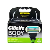 Gillette Body 3 Vücut için 4'Lü Tıraş Makinesi Yedek Başlık