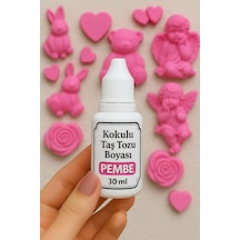 Pembe Renk - Kokulu Taş Tozu Boyası - 30 Ml