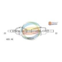 ODM CT-8-8036A Ön Aks P206 98-10 1,6-16V Absli Sol Komple 48Dıs (25×596×22)