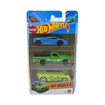 Hot Wheels 3'lü Araba Seti - Set 8 Çok Renkli