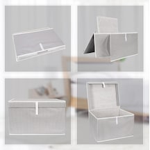Çok Amaçlı Kutu Hurç Maxi/saklama Kutusu/kazak-kıyafet Hurcu/oyuncak Kutusu 50x40x30 Cm Tela 50 X 40 Diğer