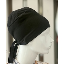 Bağlamalı Tesettür Bone - Bağlamalı Bandana 5 Adet Siyah Bağlamalı Tesettür Bone - Bağlamalı Bandana 5 Adet Siyah
