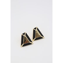 Çelik Küpe 14 K-17201 30mm Çok Renkli