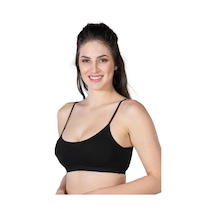 Siyah Mı Emay 1425 Modal Cotton Pedli Büstiyer Siyah