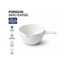 Porselen Saplı Kapsül 250 Ml Kaserol