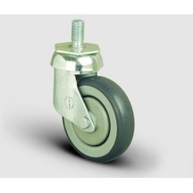 Emes ES05MBR125 Oynak Civatalı Çap:125 Kauçuk Tekerlek 4 Adet