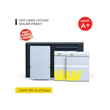 Werer Energy   22kW Off-Grid Solar Paket - LiFePO4 Batarya/Inverter/Solar Panel