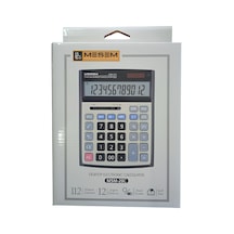 Meşem Hesap Makinesi 20-c Gri