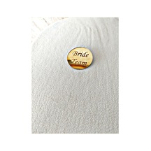 15 Adet Aynalı Gold Pleksi Bride Team Yazısı Altın