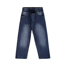 Civil Boys Beli Lastikli Jogger 2-5 Yaş Pantolon Kot - Mavi KOYU MAVİ