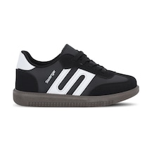 Slazenger Dodo Unisex Çocuk Cırt Cırtlı Siyah / Beyaz Günlük Spor Ayakkabısı Siyah - Beyaz