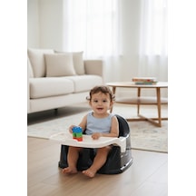 Tommybaby Oyun Piknik Mama Koltuğu Bebek Mama Oturağı Sandalye Üstü Mama Oturağı Antrasit