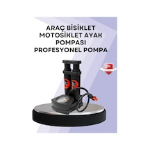Basınç Saatli Ayak Pompası Bisiklet Ve Araç Uyumlu