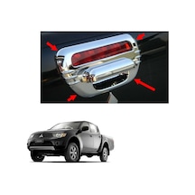 Mıtsubıshı L200 2006-2014 Bagaj Açma Krom Abs Krom Bagaj Kromu