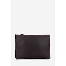 Valmenti Unisex Hakiki Deri Kahverengi El Çantası 1012 2030 Cnt Sk25-26 Kahve Fltr Kahverengi