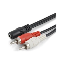 2348 40 Cm 3.5mm Stereo To 2rca Tos Çevirici Dönüştürücü Kablosu Belirtilmemiş