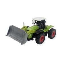 Farm Mini Oyuncak Traktör - 14 Cm Geniş Kepçeli Dozer Çiftlik Aracı Lisinya