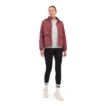 Lumberjack Foldown Kadin Mont - Bordo