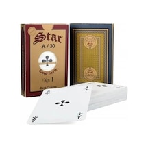 Star Oyun Aletleri Star Gold Serisi A/30 Iskambil Kağıdı - Çift Deste Gnsrkfaz3841