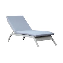 2 Adet Ermiya Fq9 Şezlong Minderi 180-55-5 Cm Su Geçirmez Fermuar