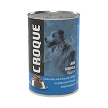 2 Adet Croque Kuzu Etli Konserve Yetişkin Köpek Maması 400 Gr