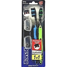 Banat Deep Clean Black 1 + 1 Kapaklı Diş Fırçası Medium