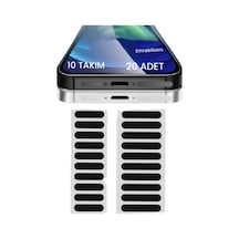 Apple Uyumlu iPhone X/11/12/13/14/15 Pro/promax Tüm Serileri Için Toz Ve Önleyici 10 Takım 20 Adet