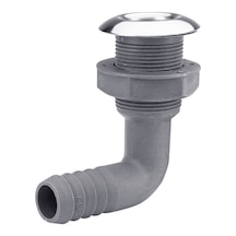 Krom Flanşlı Sintine Çıkışı. Dirsekli Model Su Çıkış. 5/8"