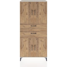 Hyperion Dolap 4 Raflı 2 Çekmeceli 4 Kapaklı 88x44x195 Aytaşı... Aytaşı