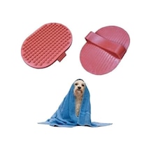 Ergonomik Masajlı Evcil Hayvan Kedi Köpek Yıkama Fırçası Aparatı Çok Renkli