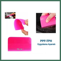 En-cag Ppf/tph Silikon Çekçek Ragle Cam Filmi Çekme Uygulama Aparatı Pembe 10x7.5cm Bss