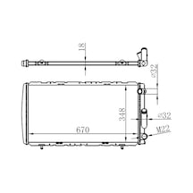 Orıs Brn037018 Radyatör Brazing R21- cncrd- mngr- opt Ac Mek 667x355x18 7700764838