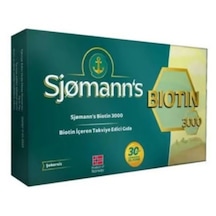 Sjomann's Biotin Çiğnenebilir Jel 30 Tablet