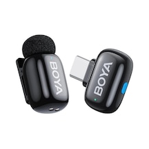 Boya Mini-17 1tx+1rx Android/tablet/pc İçin Gürültü Engelleyicili Kablosuz Yaka Mikrofonu Type-c