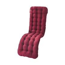 Suntek Magideal Rahat Polyester Bahçe Recliner Şarap-kırmızısı