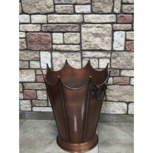 Flame Stove Fs-8193 Bakır Oval Odun Kovası