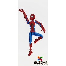 Spiderman Tüm Eklemleri Hareketli Dummy Aksiyon Figür Robot Oyuncak Titan 13