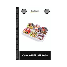 Özel Üretim Sigir Tablo Aksesuar Ev Ofis Hediye Dekoratif Masaustu Cam Küllük Alk3658