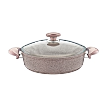 Oms Granit 26X7.5 CM Karnıyarık Tencere 3310 Kahve
