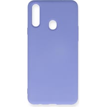 Samsung Galaxy  Uyumlu,  A20s Kılıf Nano İçi Kadife Silikon - Lila
