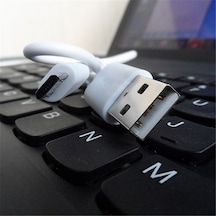 Htc LG Uyumlu Sony Micro Usb Şarj Kablosu Powerbank Için 25Cm