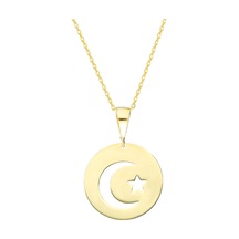 Glorria Altın Ay Yıldız Kolye Ucu N11.28149